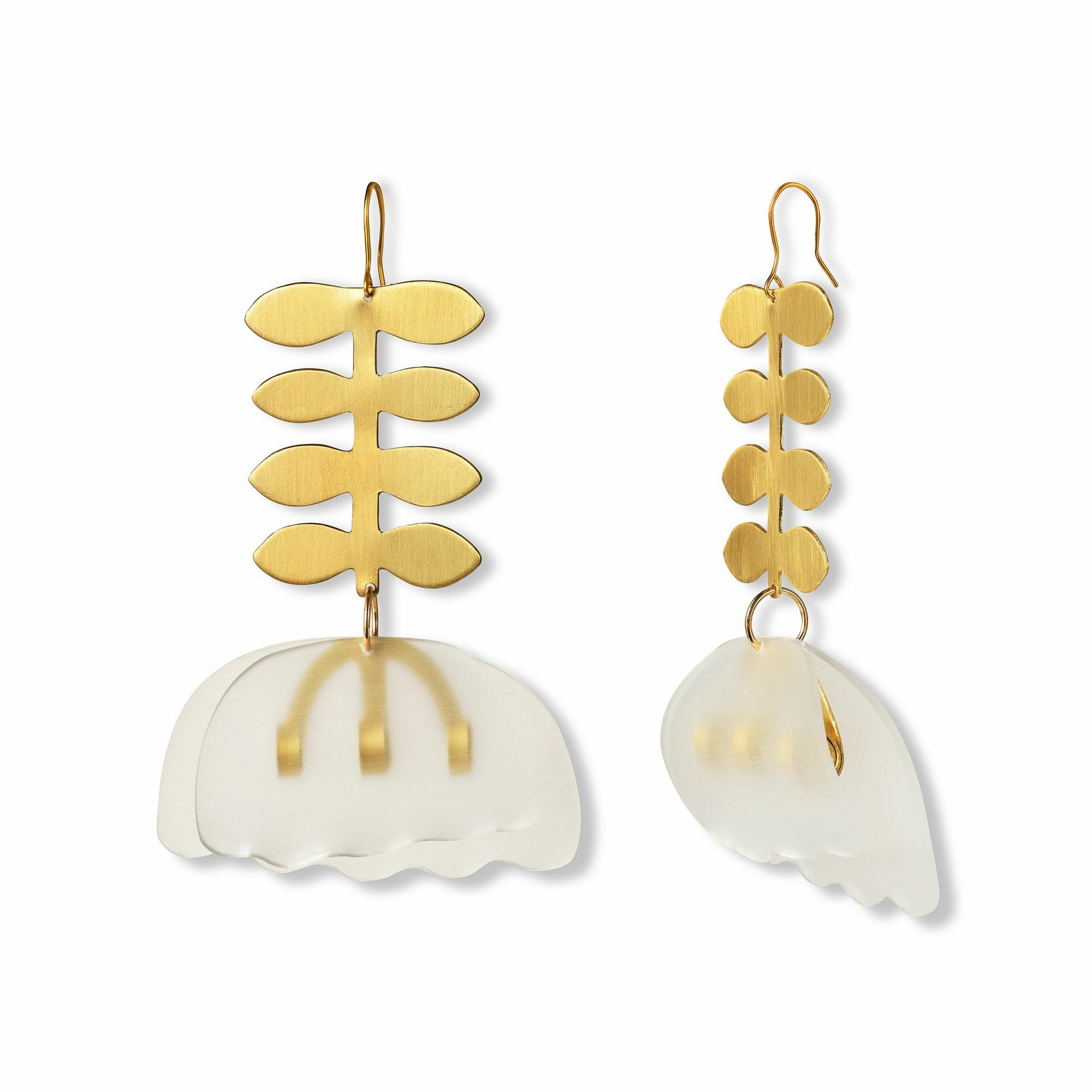 Sarafan Jewelry Серьги Цветы Ар-деко