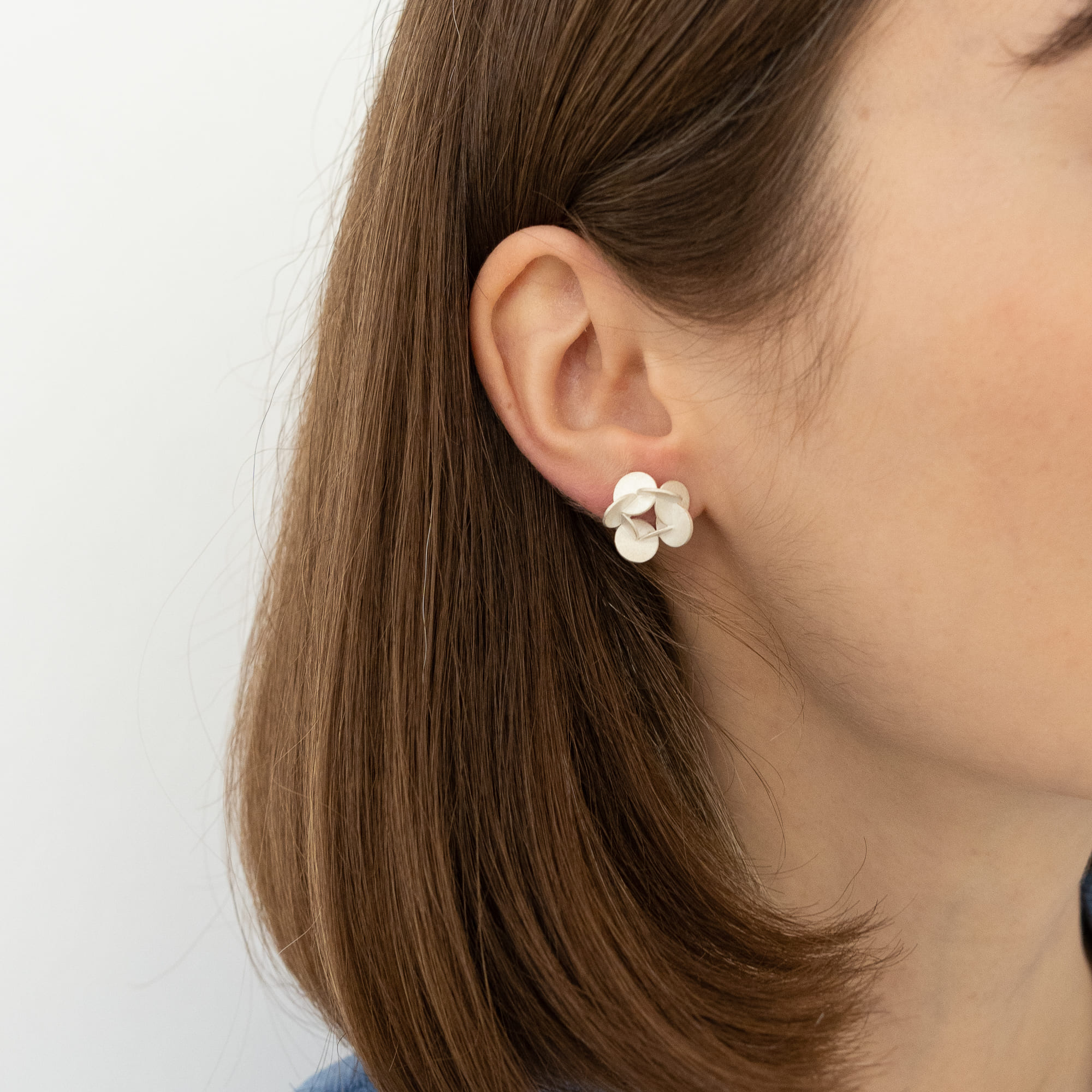 ANA MARIA RAMIREZ Серьги Flowers3D