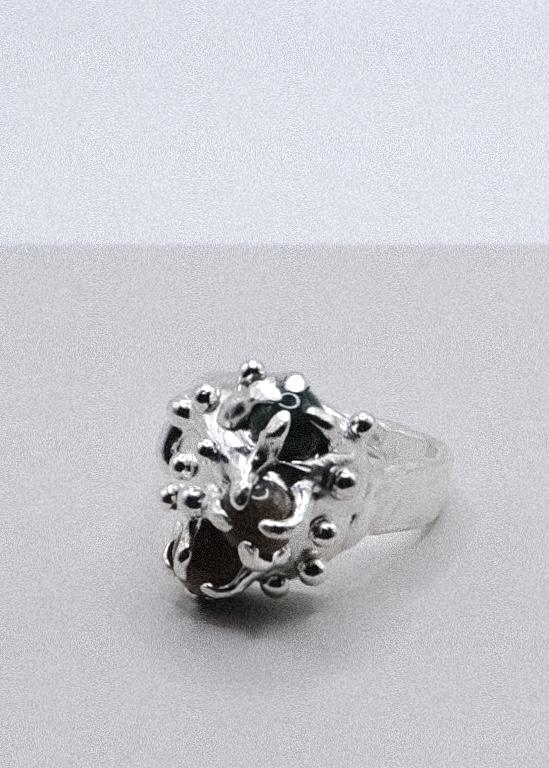 Кольцо “Shell” с яшмой