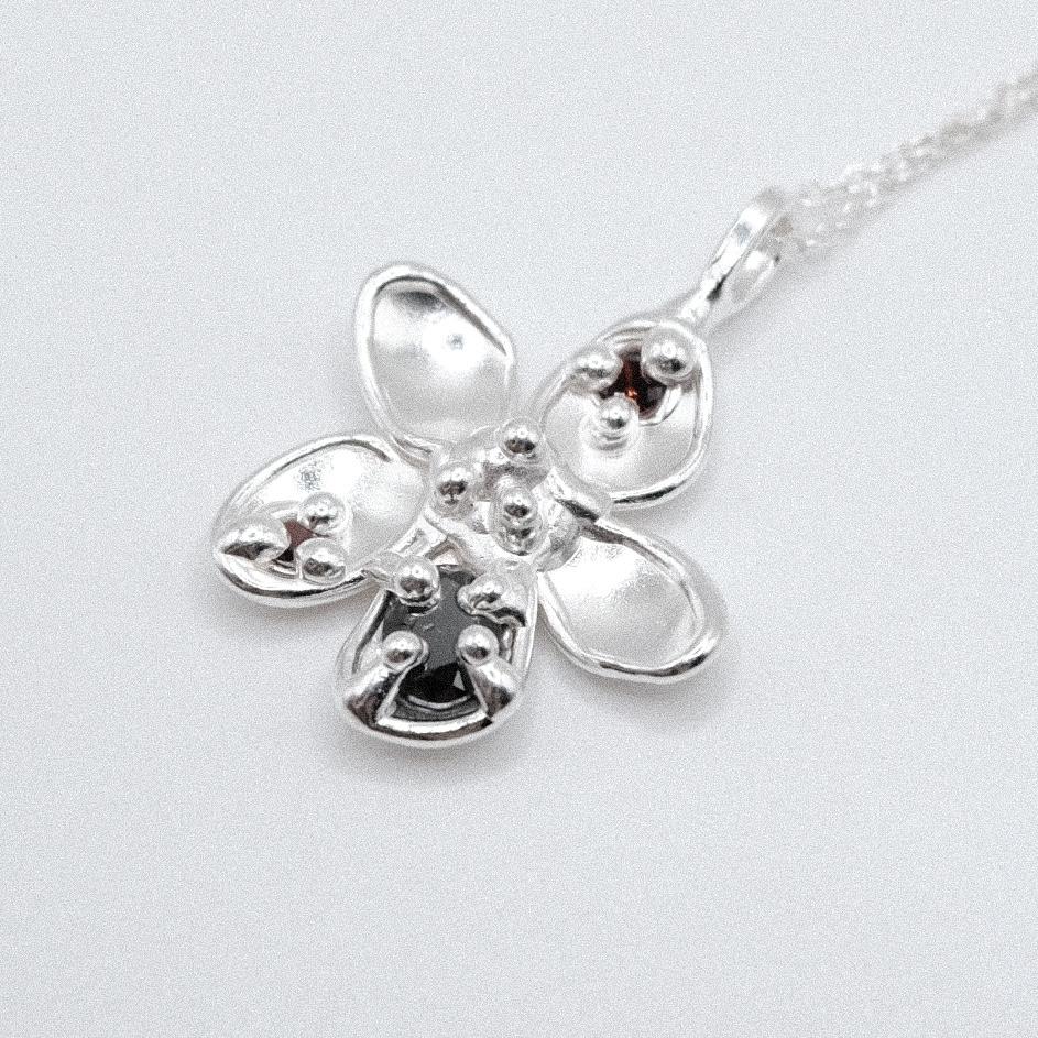 Подвеска «Цветик» с фианитами