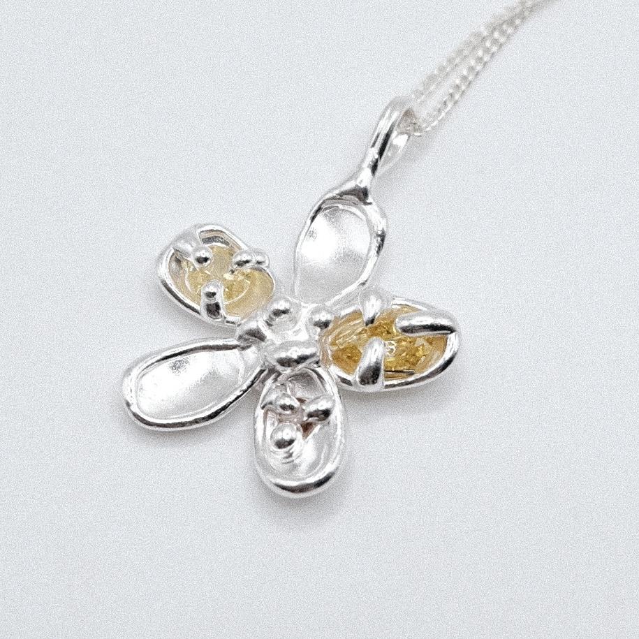 Подвеска «Цветик» с фианитами