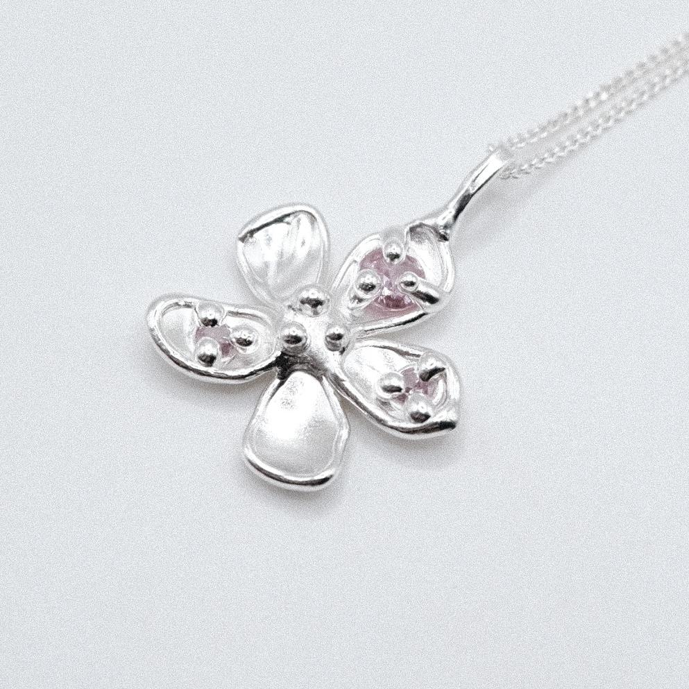 Подвеска «Цветик» с фианитами