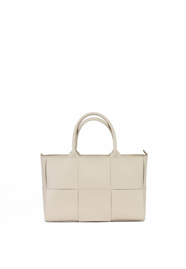 Плетеная модель под формат А4 в молочном  цвете