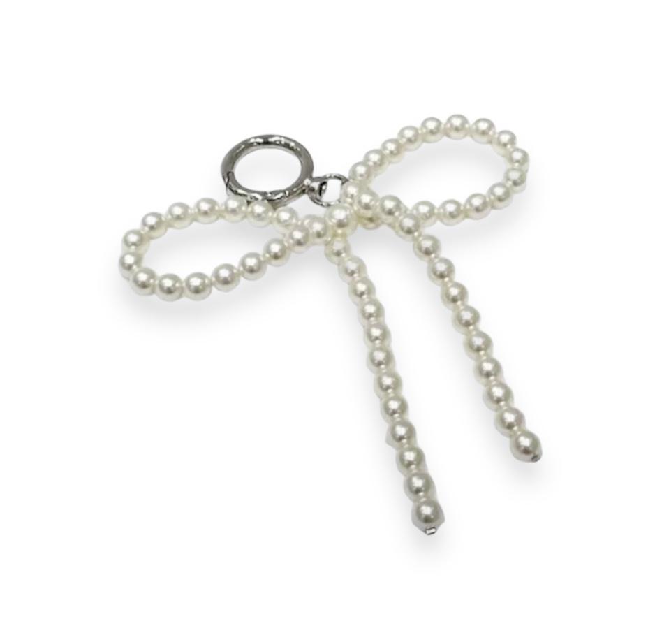 Брелок: бусины бант