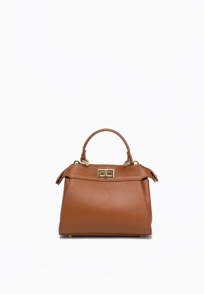 Сумка в стиле  "Fendi" в цвете кэмел