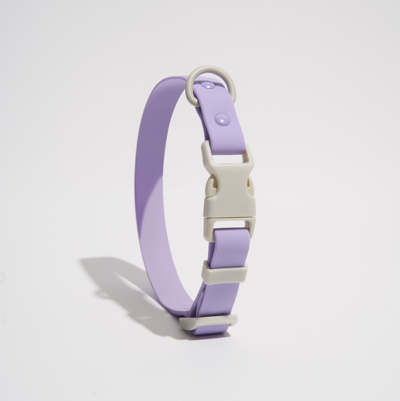 Фиолетовый ошейник для собак из биотана