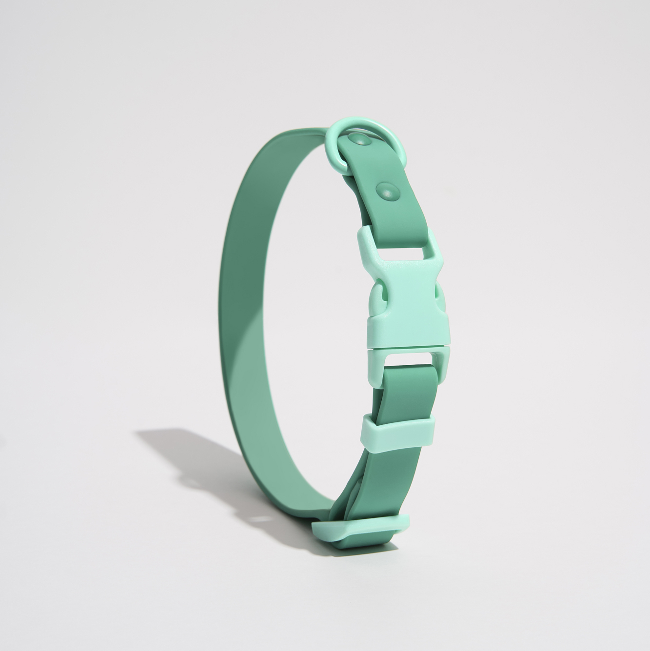 Зелёный ошейник для собак из биотана