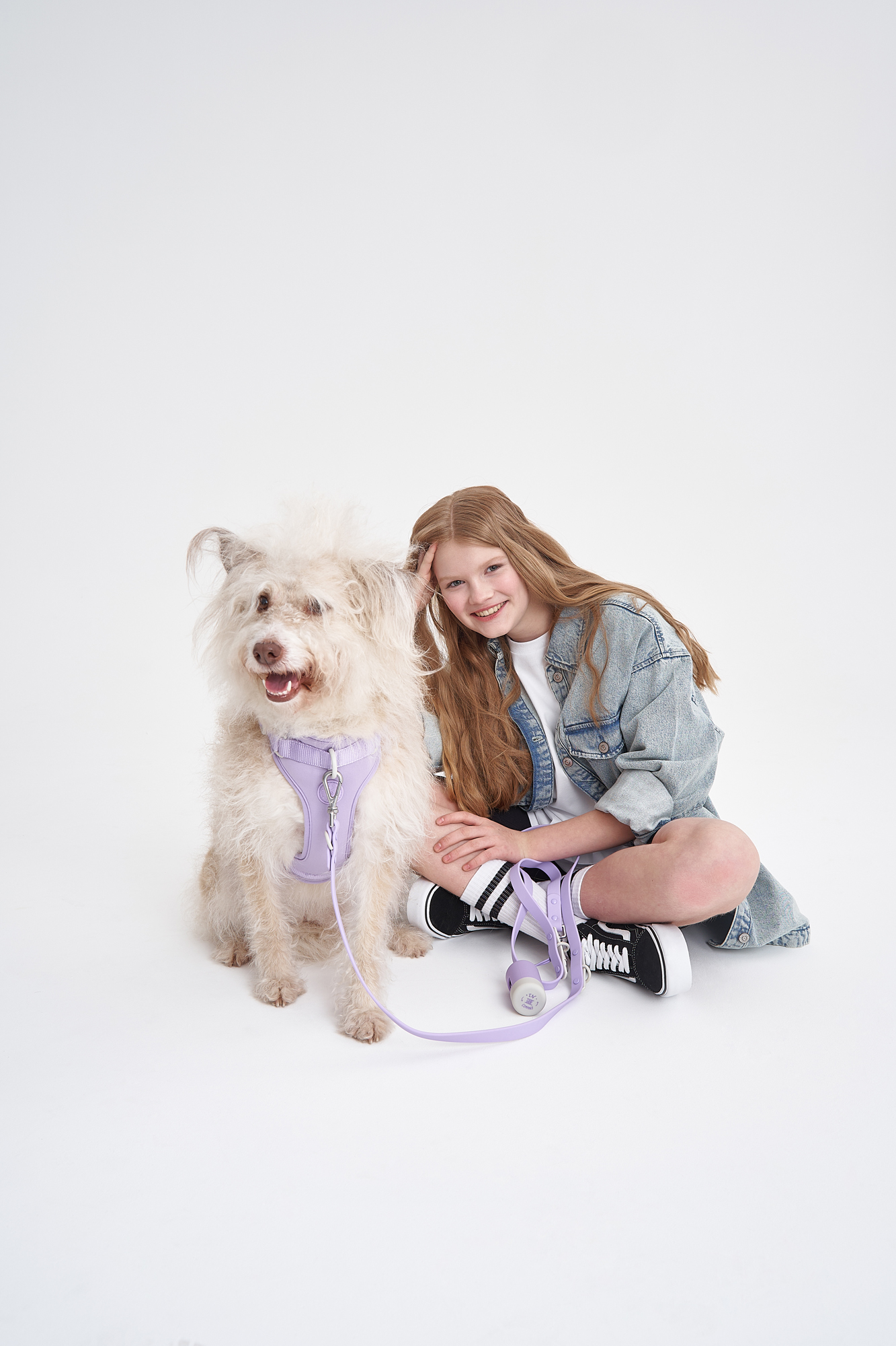 Воздушная шлейка в цвете Фиолетово