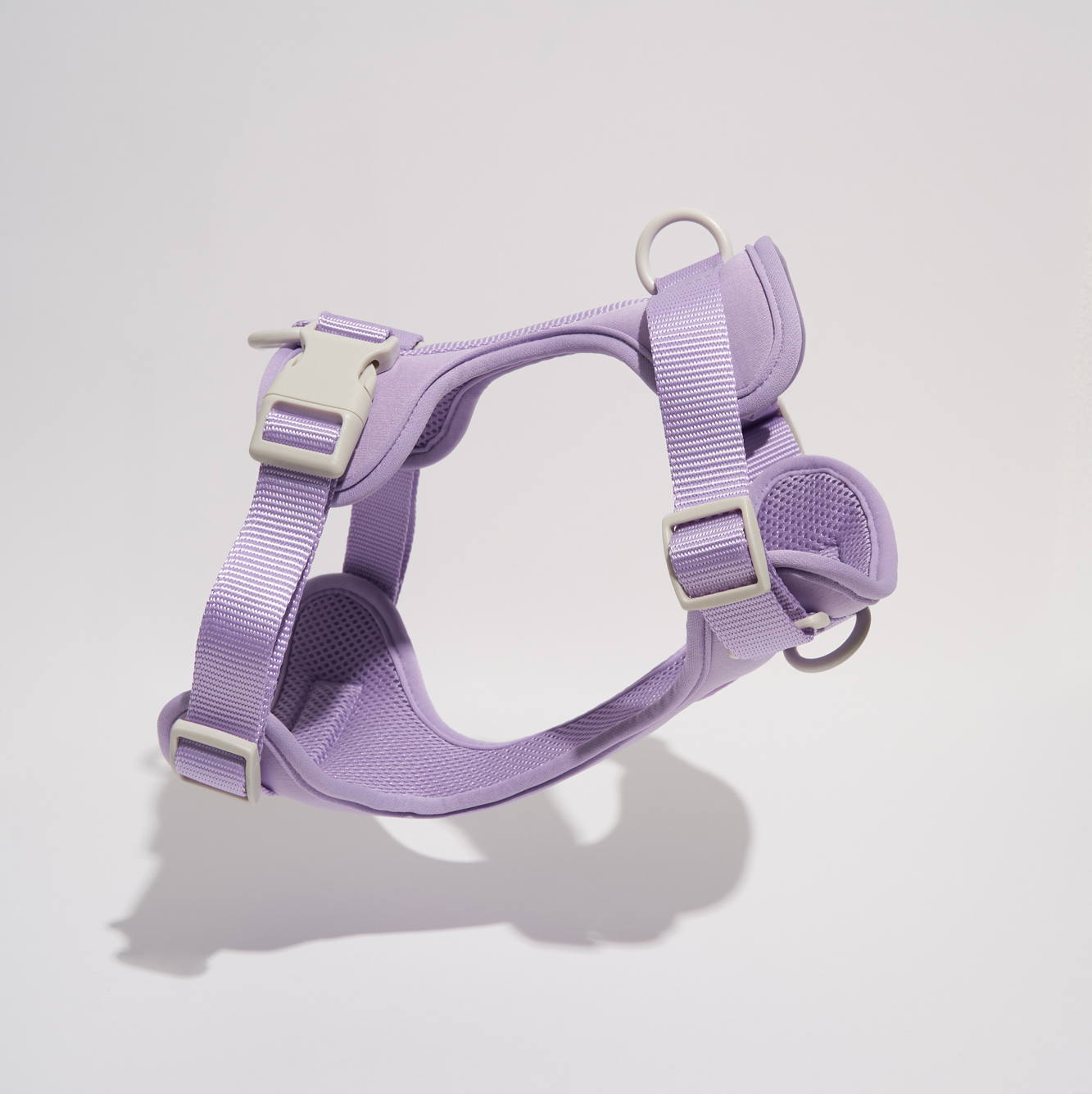 Фиолетовая дышащая шлейка для собак