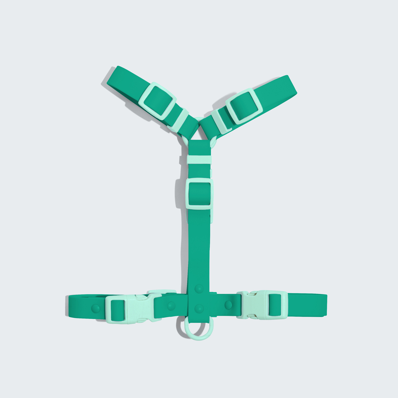 Зелёная водонепроницаемая шлейка для собак и активного отдыха