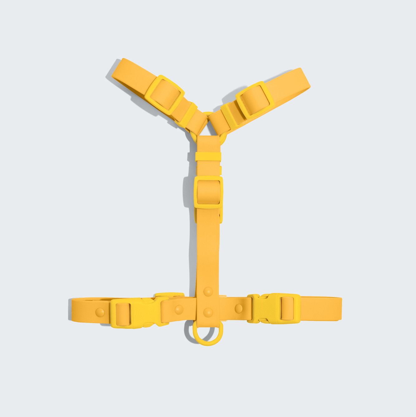 Желтая водонепроницаемая шлейка для собак и активного отдыха