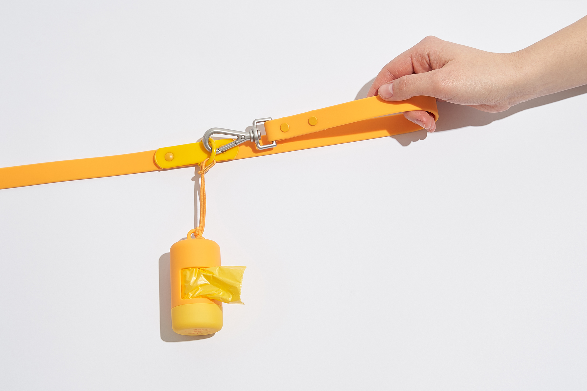 Холдер для пакетиков в цвете Спелый Манго с системой быстрого отрыва