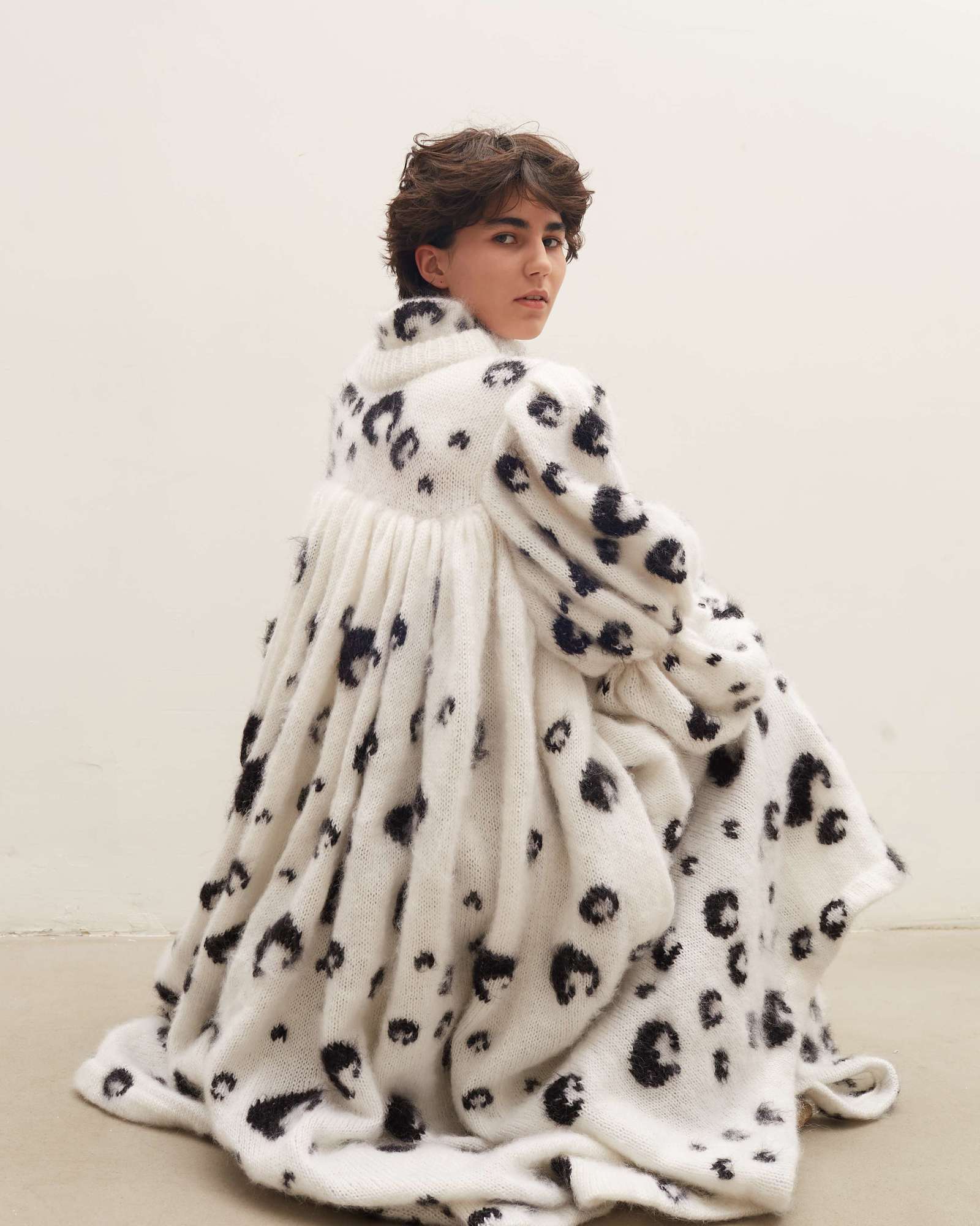 Вязаное платье