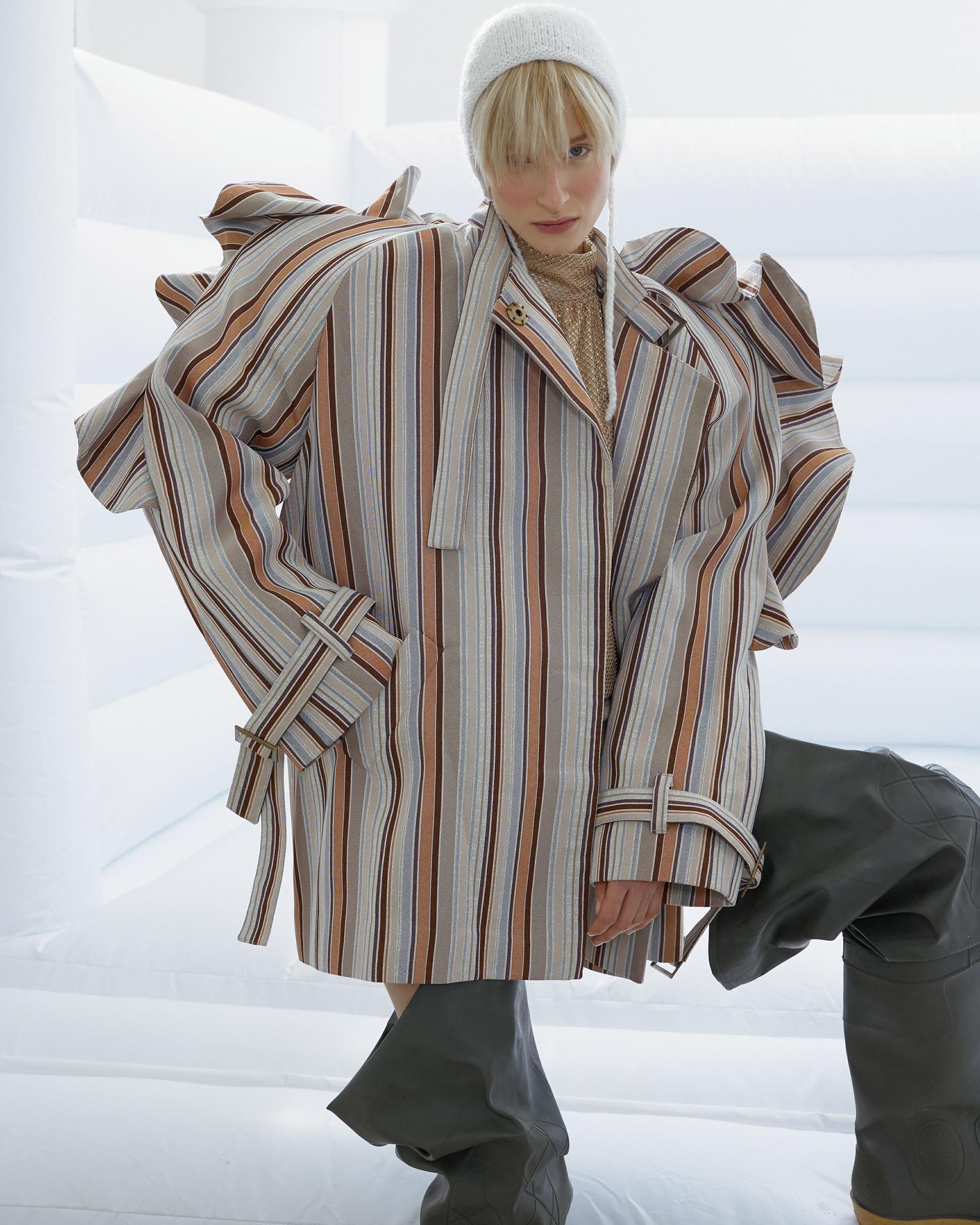 Уличный жакет "Полоска"