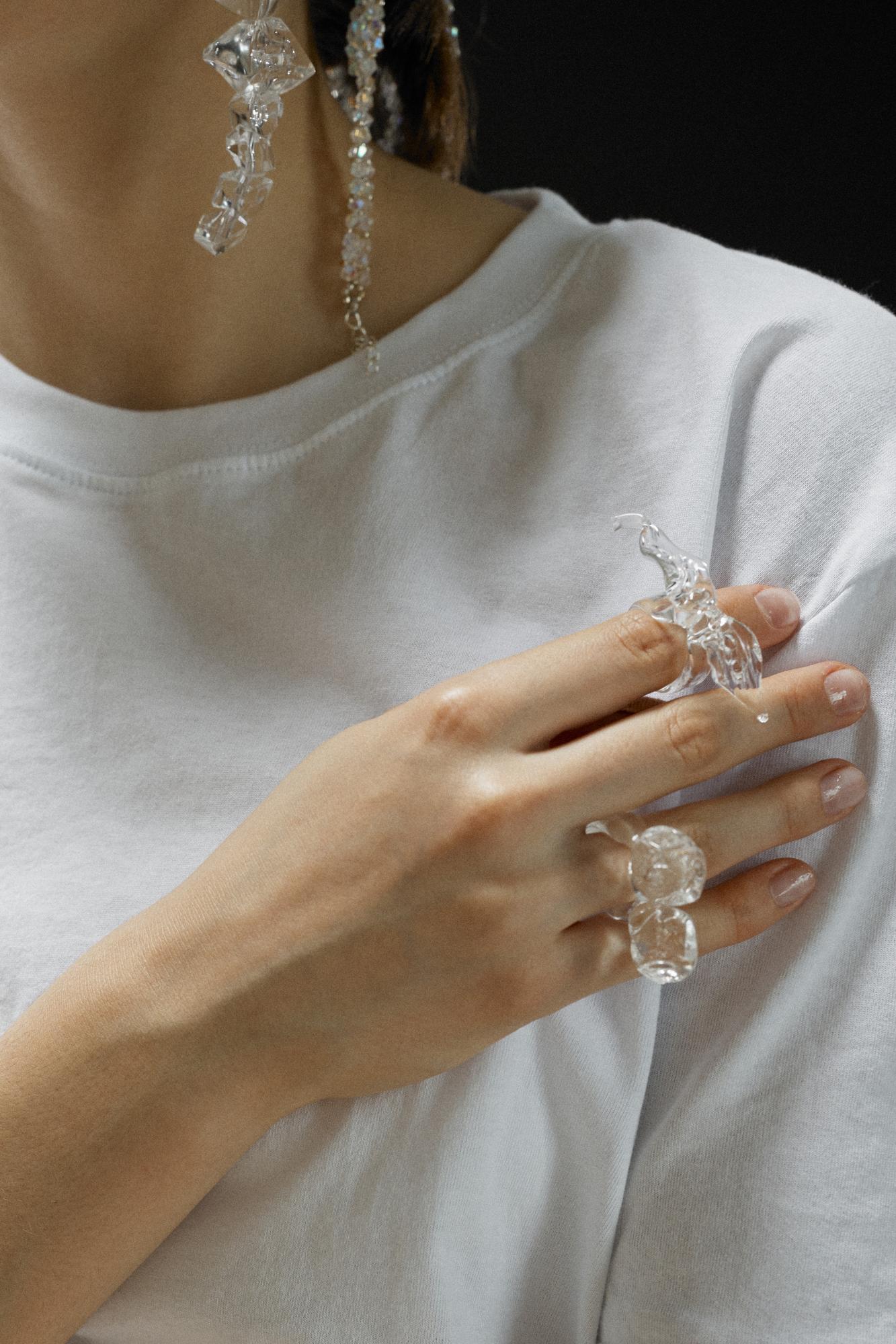 Кольцо «Льдинка»