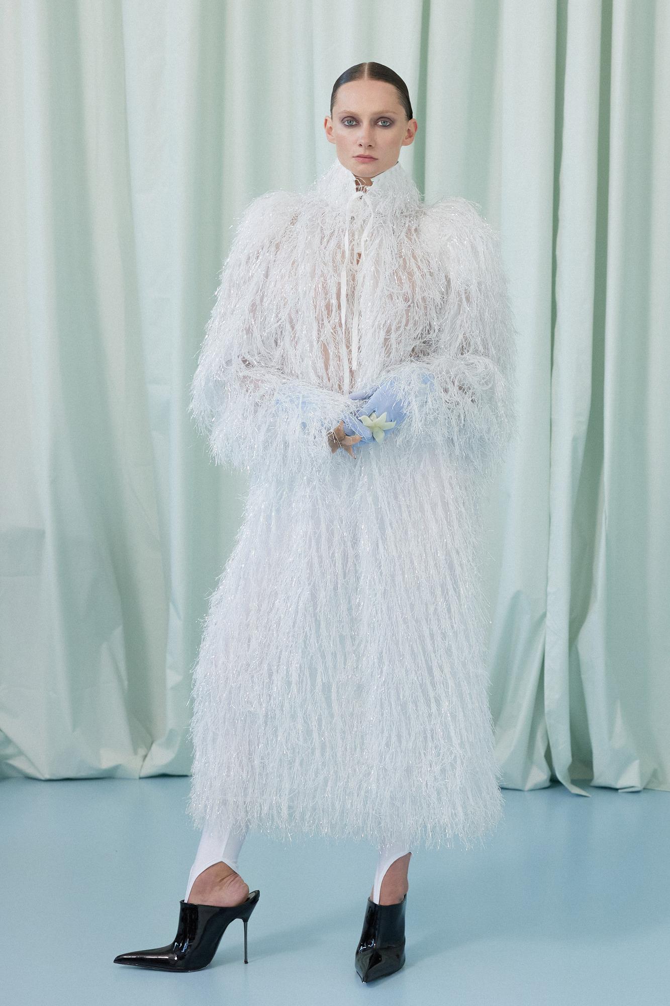 Платье"Белое оперенье"