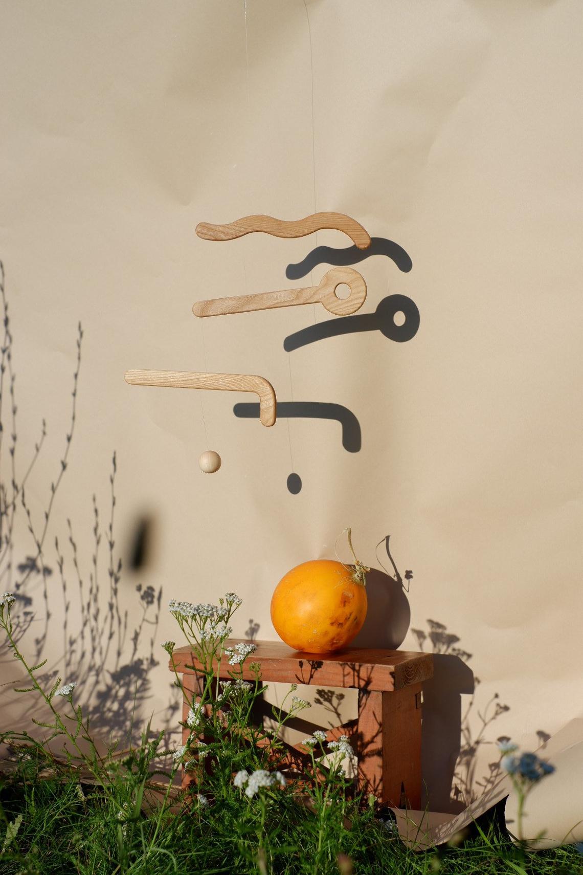 Vivian hanging kinetic mobile