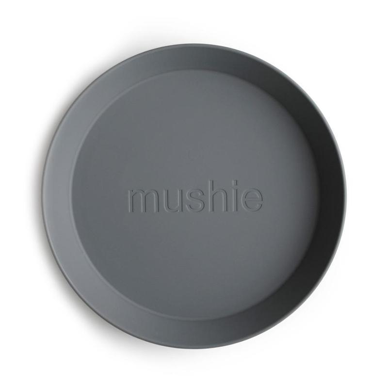 MUSHIE | Круглые тарелки (2 шт) Smoke