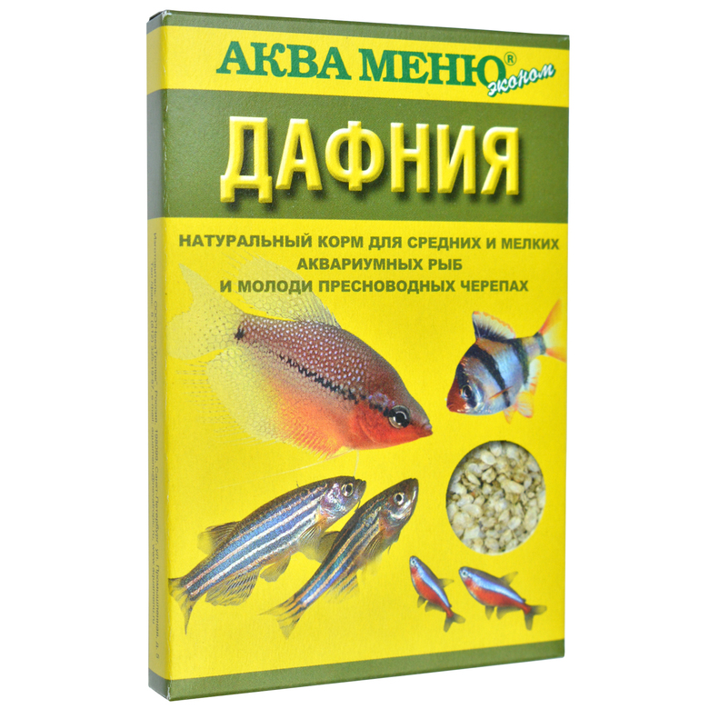 ДАФНИЯ — натуральный корм для средних и мелких аквариумных рыб и молоди пресноводных черепах
