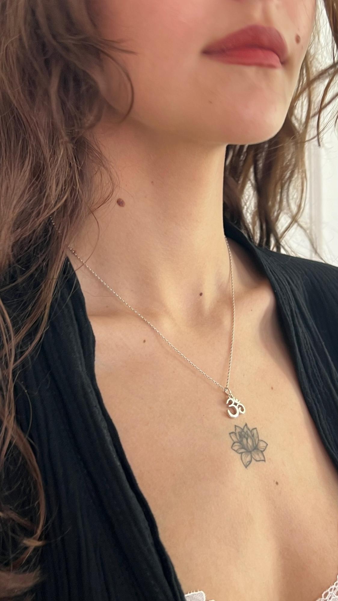 Кулон ОМ серебро 925