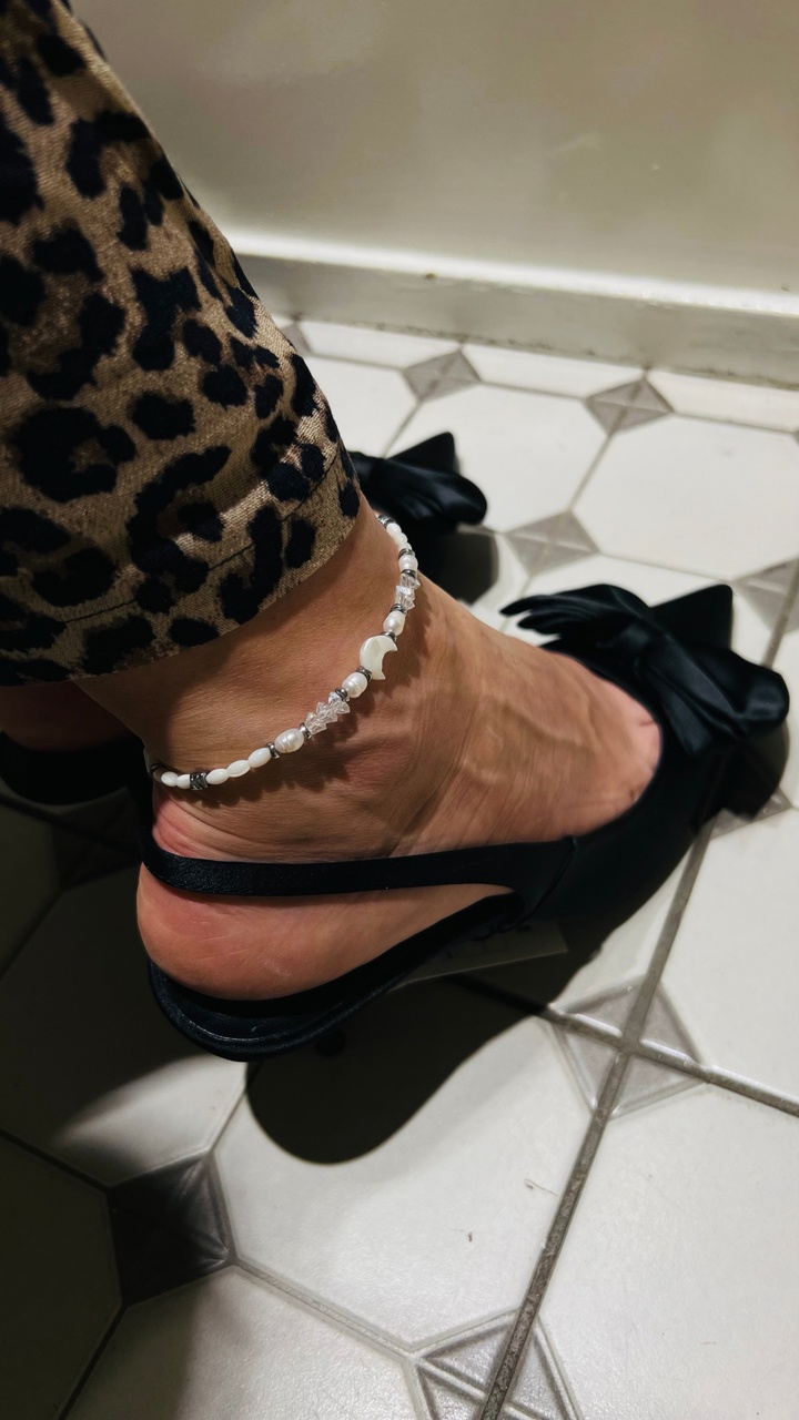 Анклет с перламутром и жемчугом