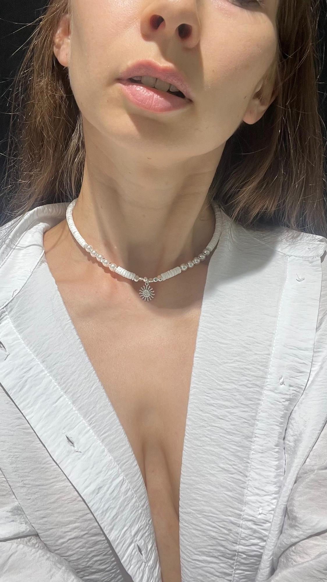 Колье White sunshine