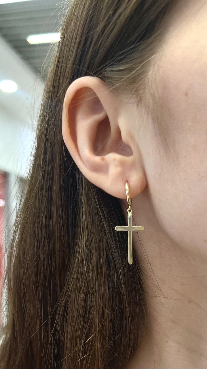 Серьги Cross of change