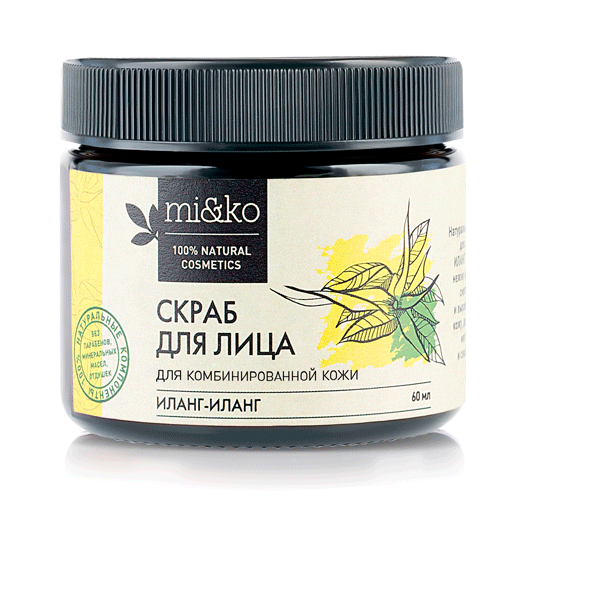 Скраб для лица Иланг-Иланг, Mi&ko