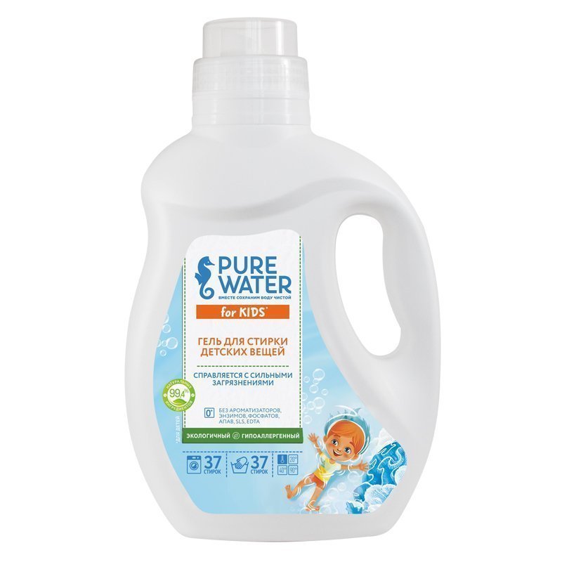Гель для стирки детских вещей PURE Water, Mi&Ko
