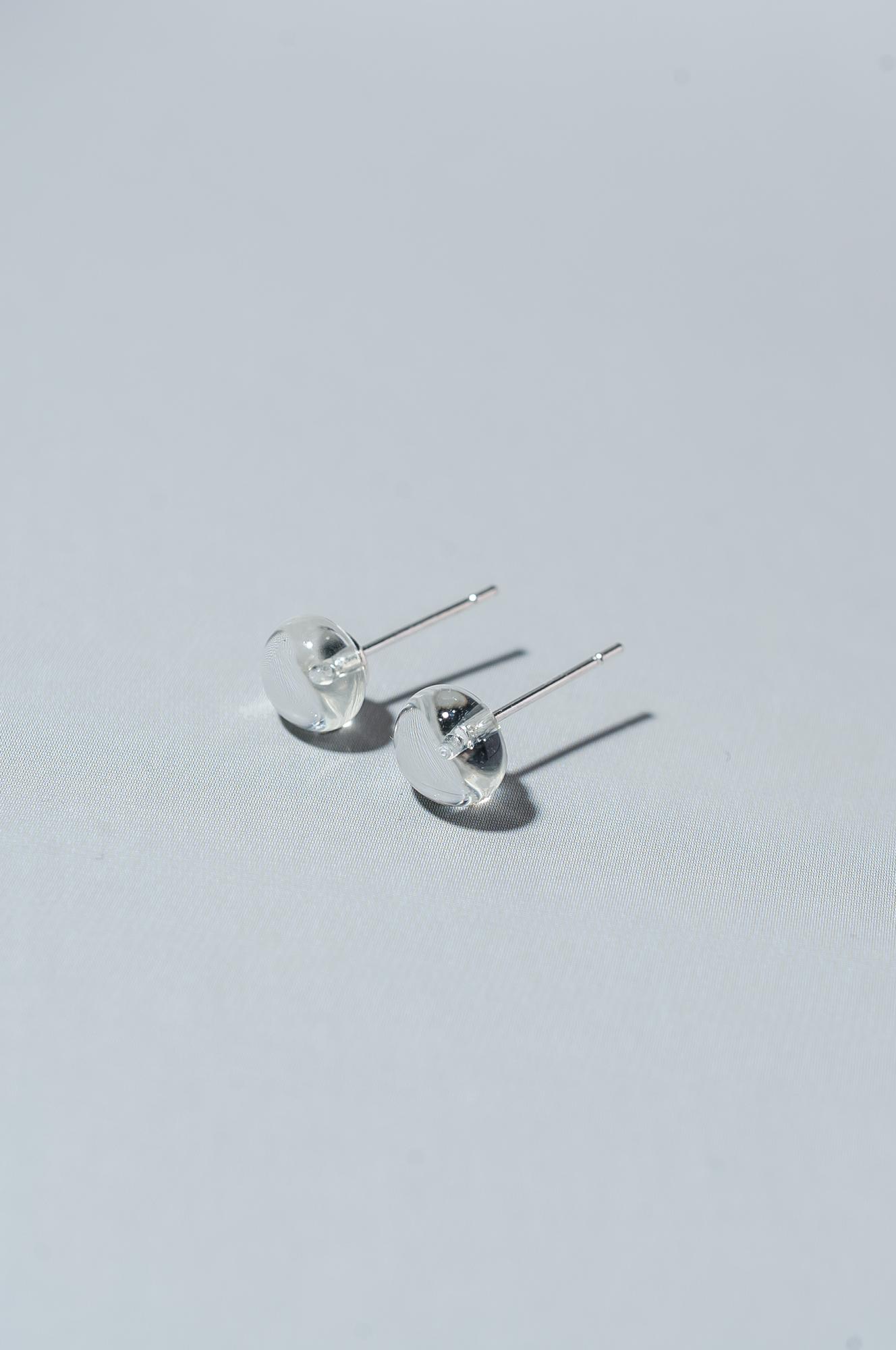 Пусеты "Прозрачные" /цвет прозрачный