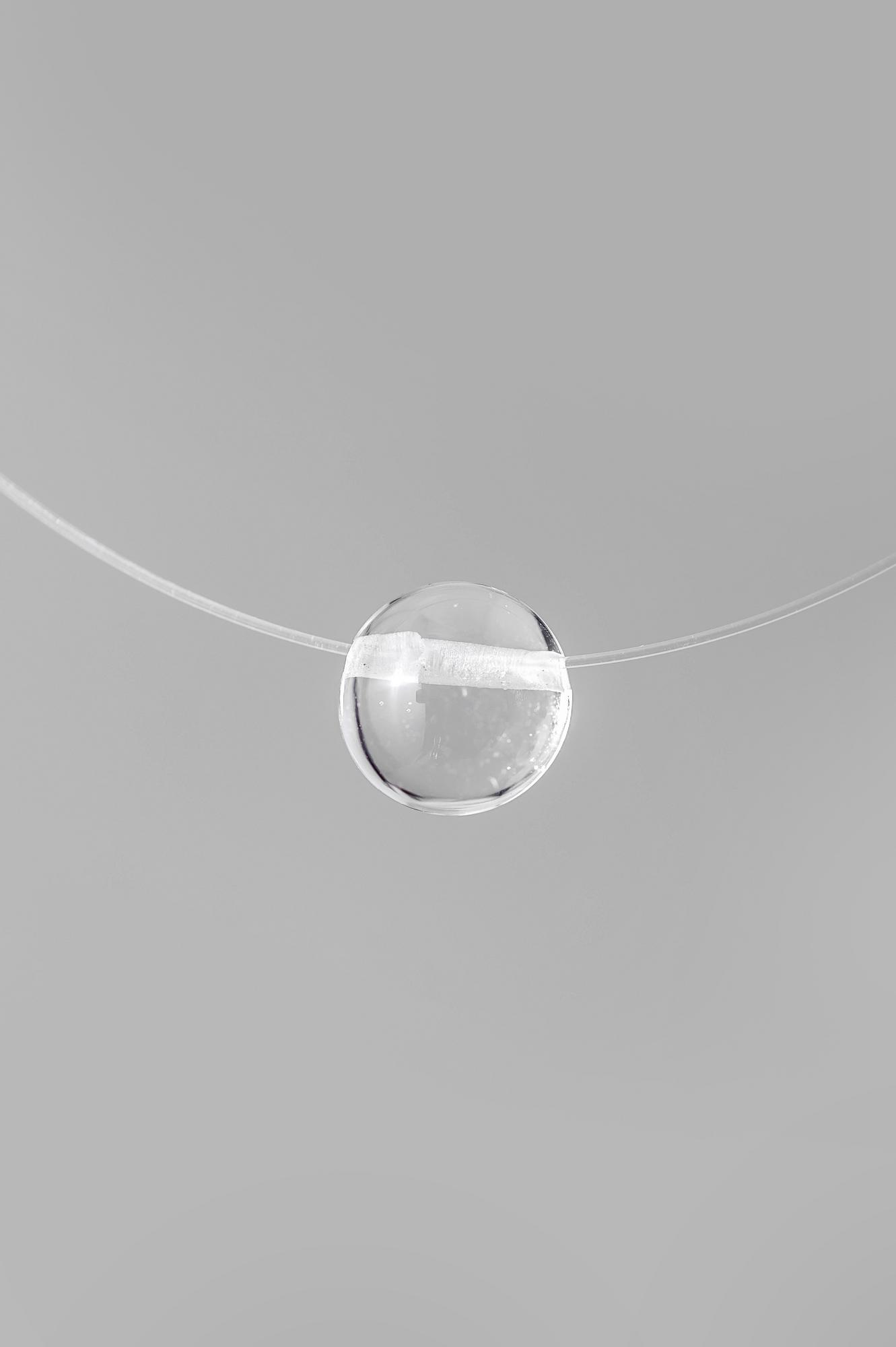 Чокер "Капля" /цвет прозрачный