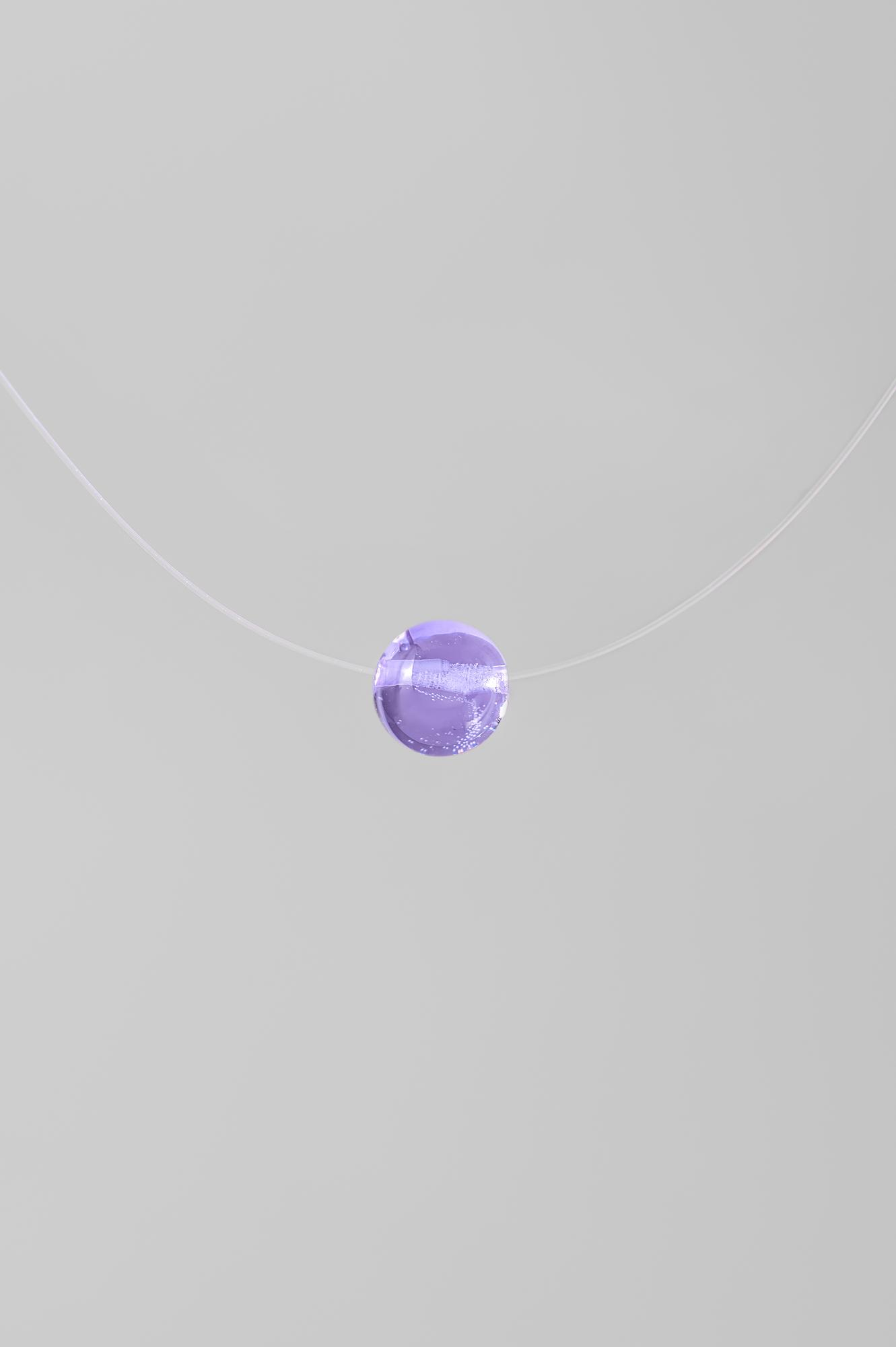 Чокер "Капля" /цвет лаванда