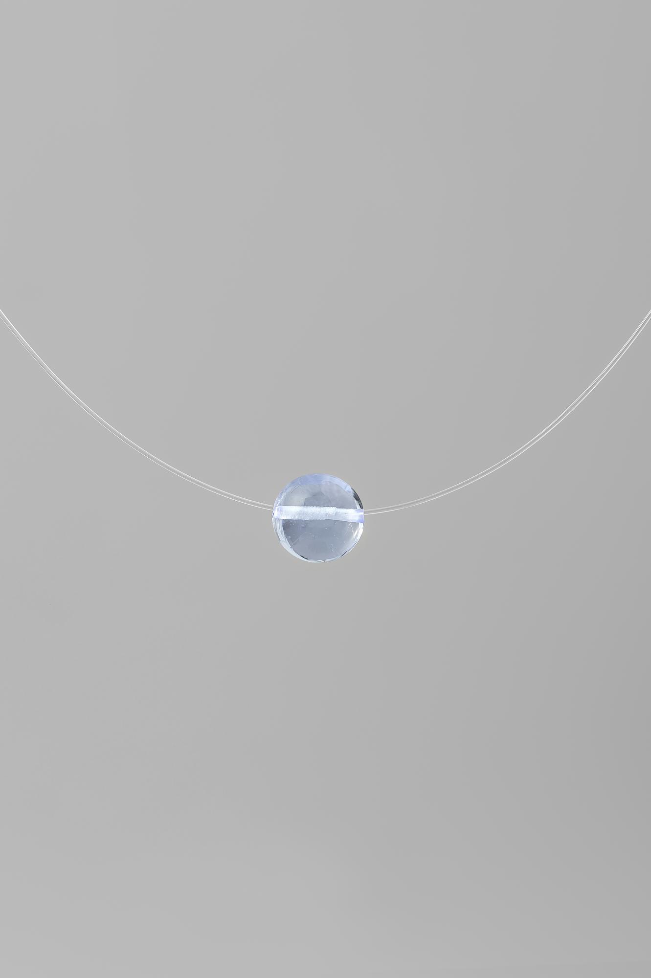 Чокер "Капля" /цвет сапфир