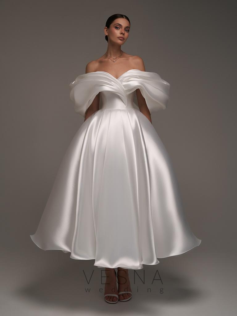 Свадебное платье Рафаэлла миди Силк