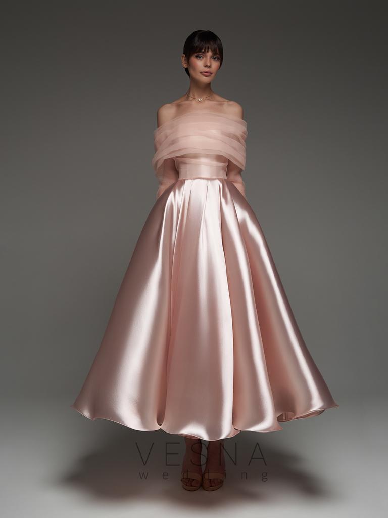 Vecherneye platye Grace Pink+Veil pink