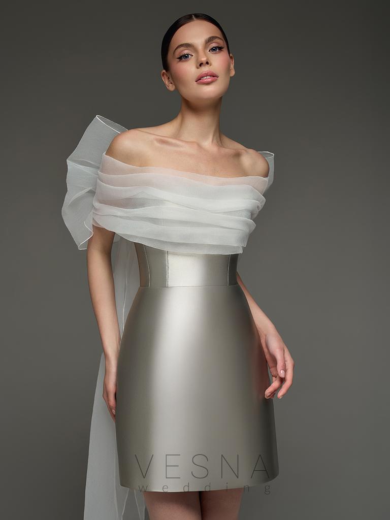 Evening dress Veronik Gray Clamp