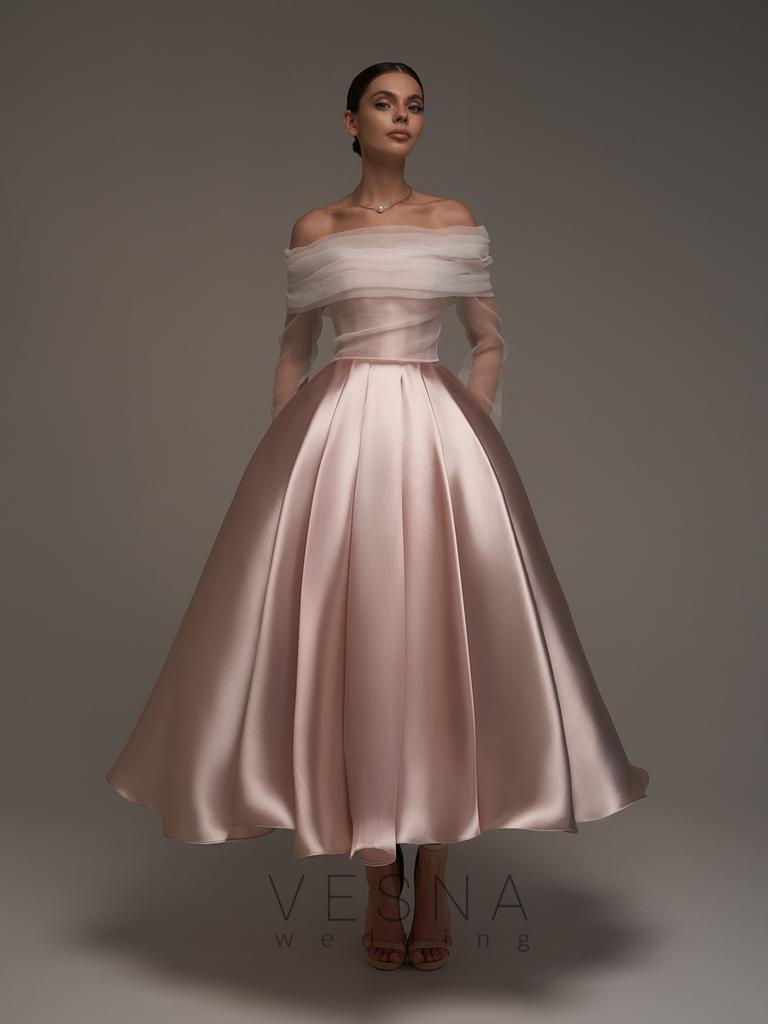 Vecherneye platye Grace Pink+Veil