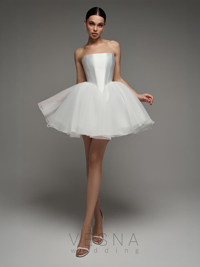 Wedding dress Elif Mini White