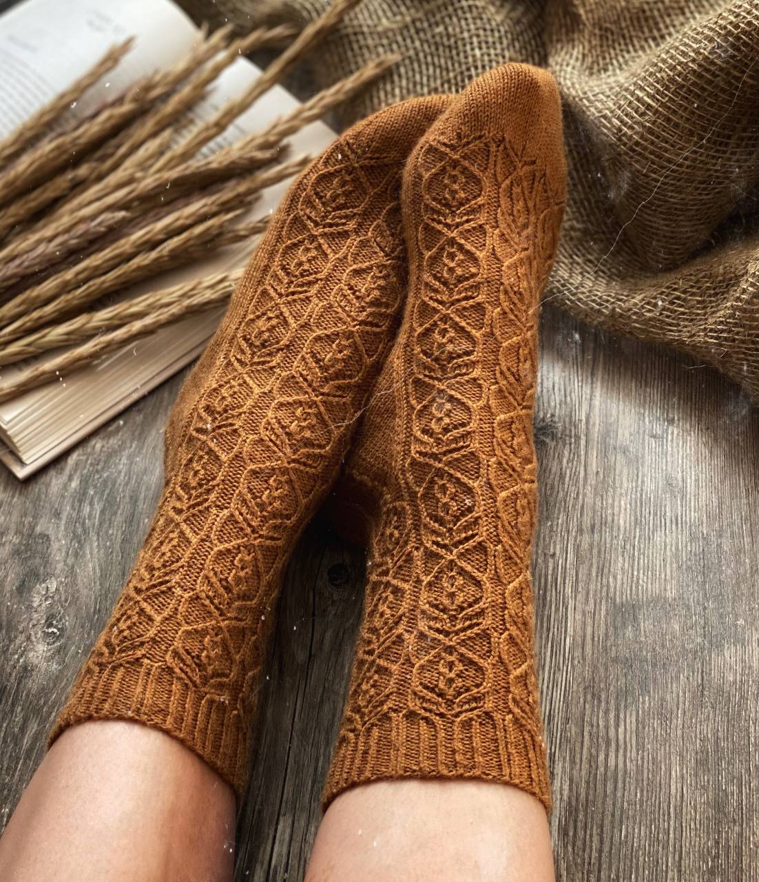 Mастер-класс #WOOD_ELF_SOCKS