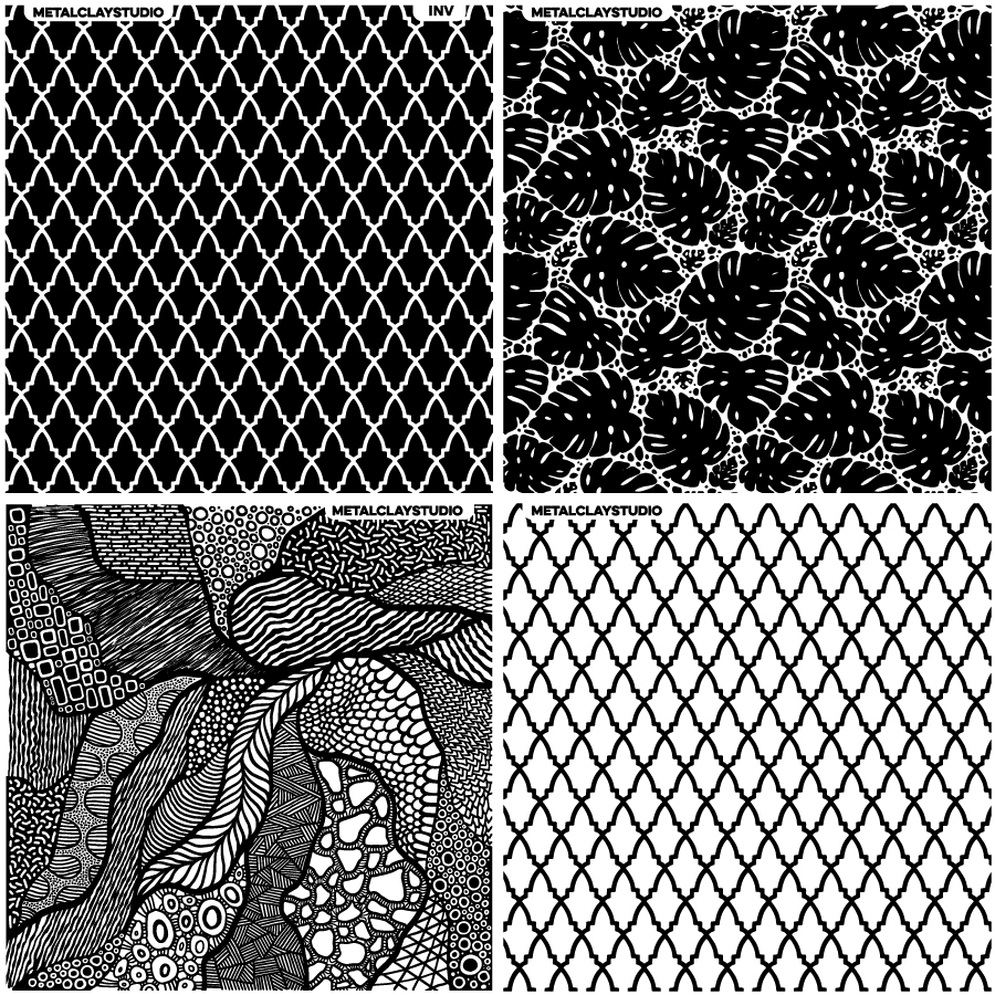 Текстура из полимерной резины ASSORTED 4in1 #23