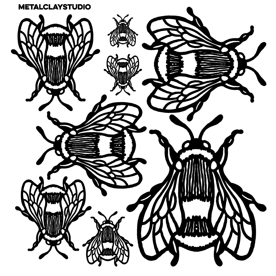 Текстура из полимерной резины INSECTS#26