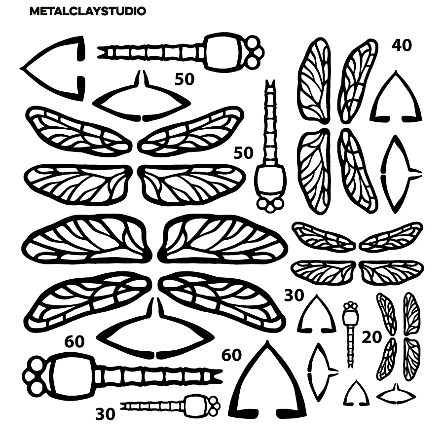 Текстура из полимерной резины INSECTS#13