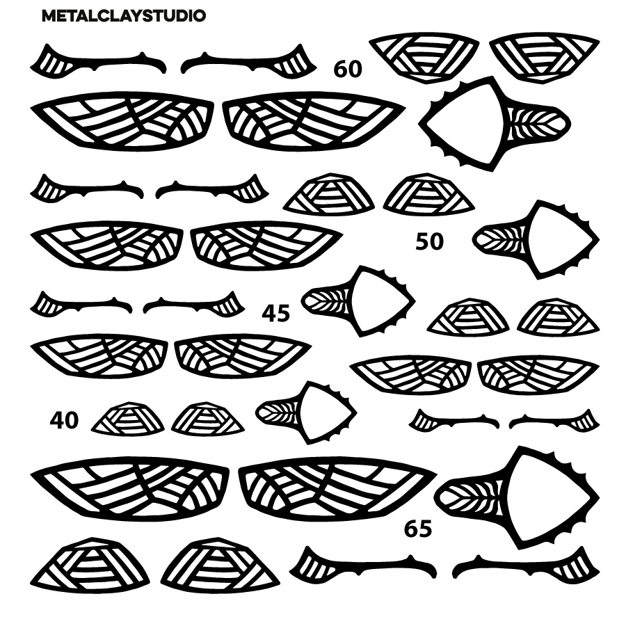 Текстура из полимерной резины INSECTS#10