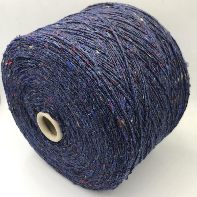 Silk Tweed Pecci Filati Firenze синий