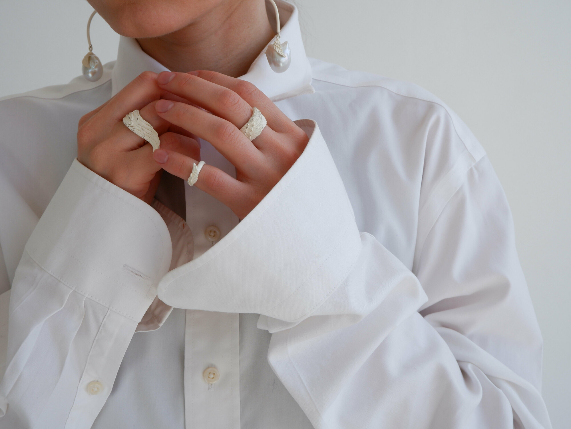 Кольцо широкое DROWNING TO EMBRACE