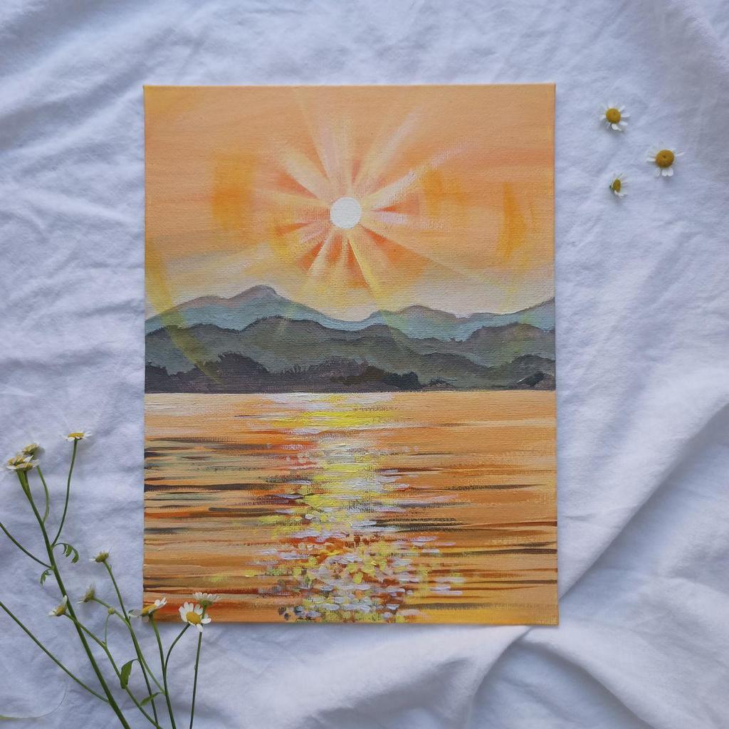 Картина "Солнце встает"