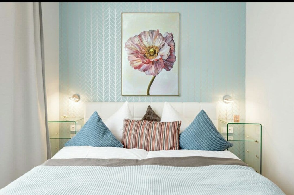 Картина на холсте акрилом исландский мак