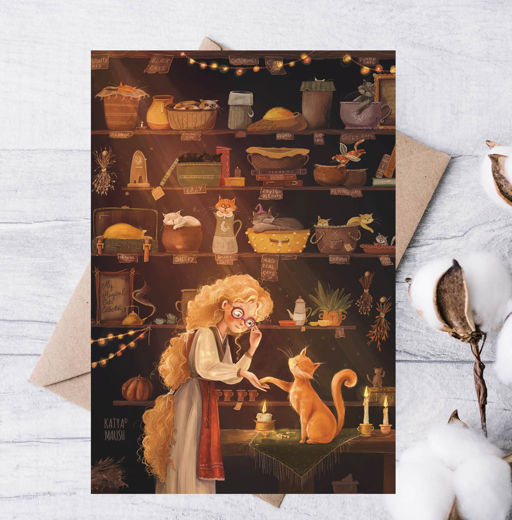 Открытка "Cat collection"