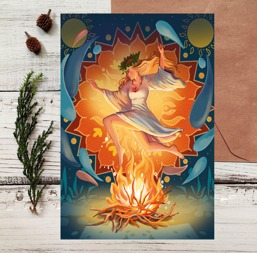 Почтовая открытка "Солнцестояние"