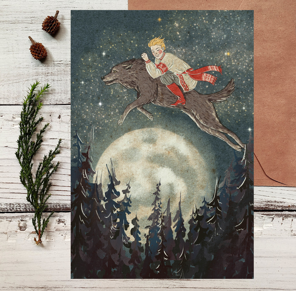 Почтовая открытка "Иван Царевич"